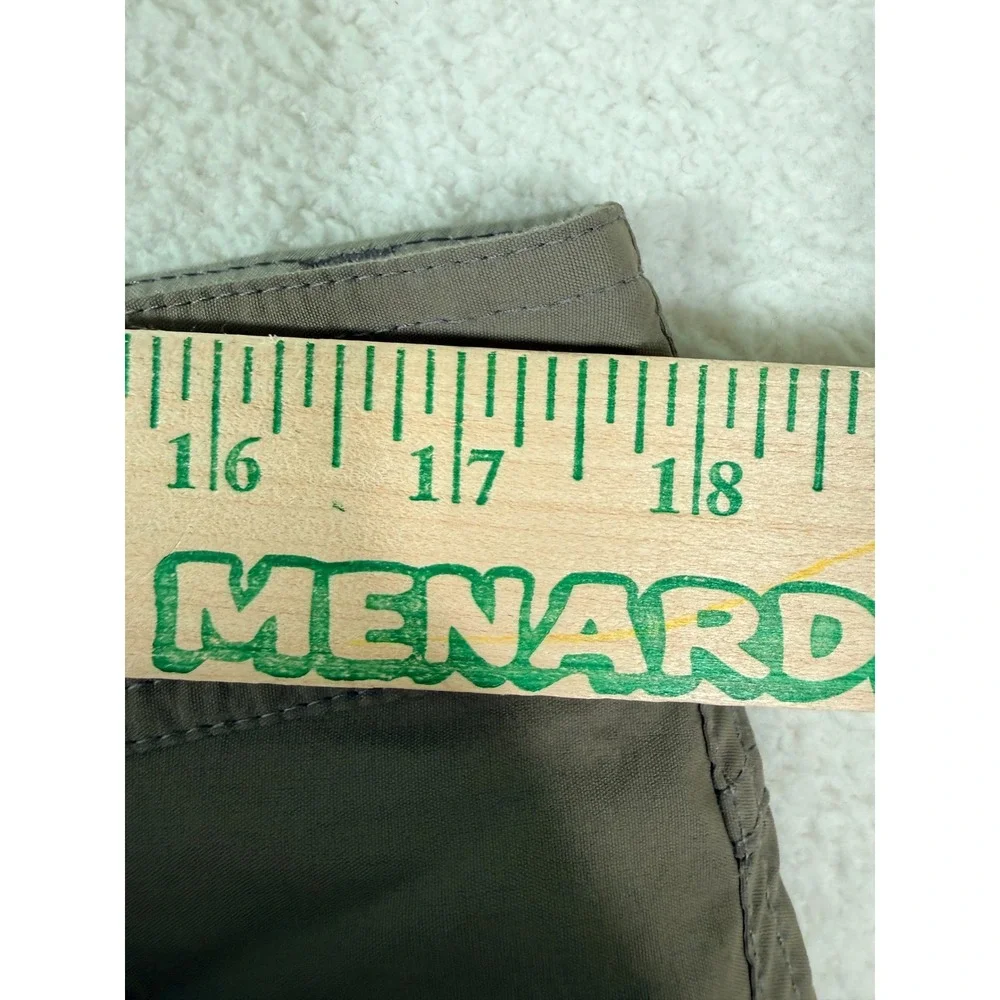 Kuhl Renegade Cargo Convertible Pants‎ Khaki Tan Stealth Zip Hiking Mens 35.5x30